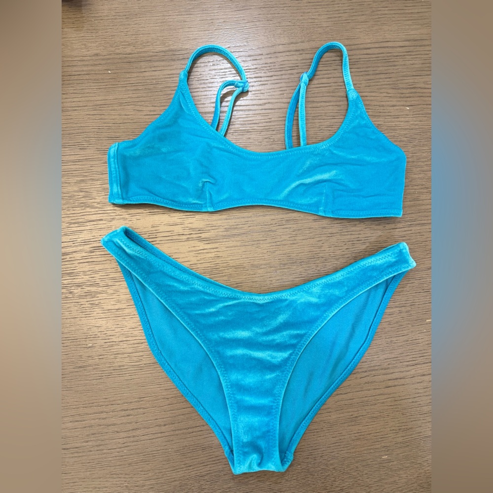 Triangl Swimwear Turquoise Bikini Set